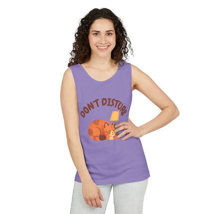 Dont Disturb Graphic design Unisex Garment-Dyed Tank Top