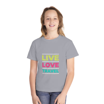 Typography themed Youth Midweight Tee