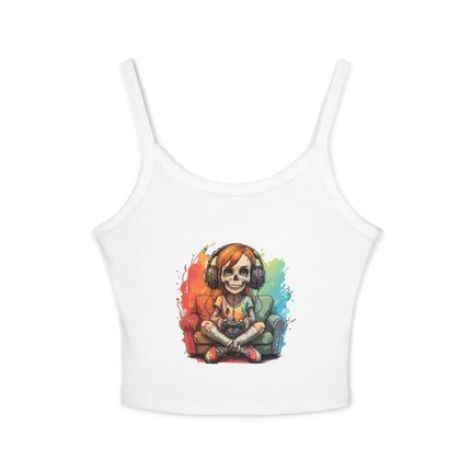Halloween-Themen Damen Spaghetti Strap Tank Top 