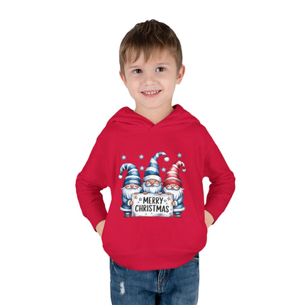 Christmas themed Toddler Pullover Fleece Hoodie