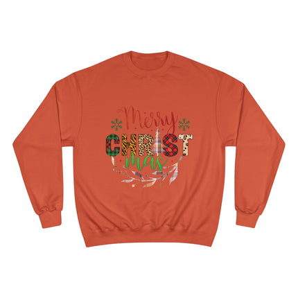 Christmas themed Champion Sweatshirt