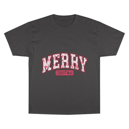 Champion-T-Shirt mit Weihnachtsmotiv