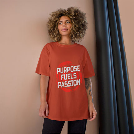 Champion-T-Shirt mit Typografie-Motiv