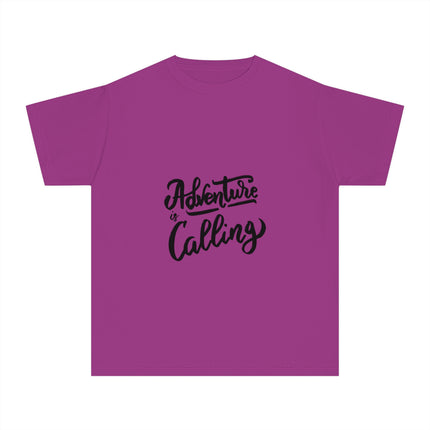 Typography themed Youth Midweight Tee