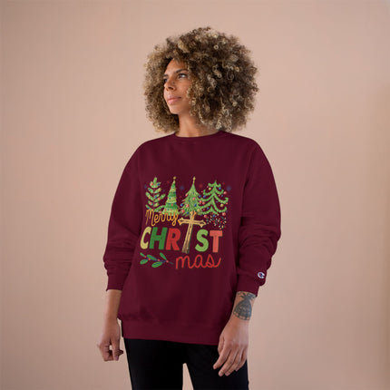 Christmas themed Champion Sweatshirt