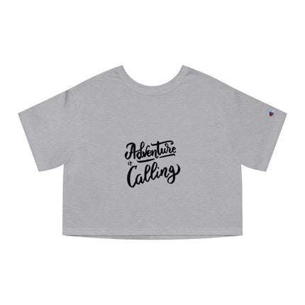 Typography themed Champion Women's Heritage Cropper T-Shirt