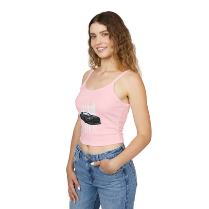 Auto-Enthusiasten Themen Damen Spaghetti Strap Tank Top 
