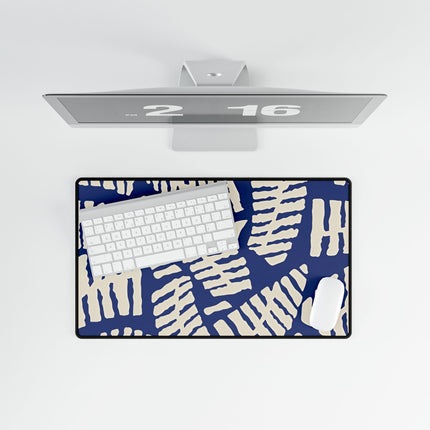 Cute Blue Pattern design themed Desk Mats