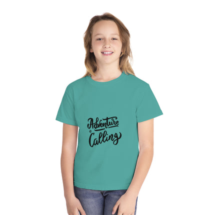 Typography themed Youth Midweight Tee