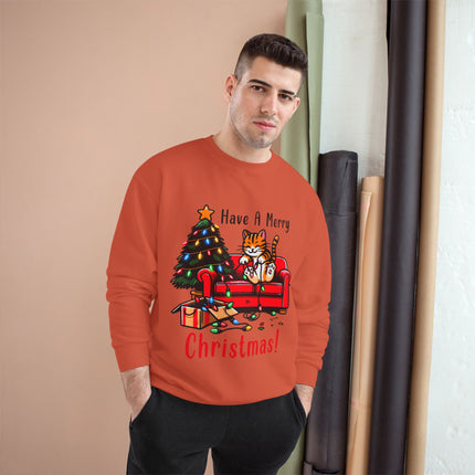 Christmas themed Champion Sweatshirt