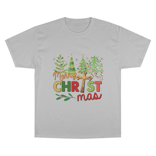 Champion-T-Shirt mit Weihnachtsmotiv