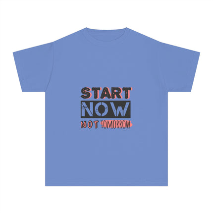 Typography themed Youth Midweight Tee