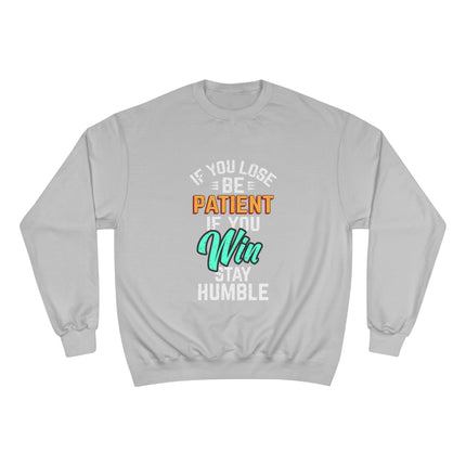 Champion-Sweatshirt mit Typografie-Motiv