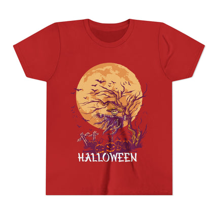 Halloween themed Youth Short Sleeve Tee