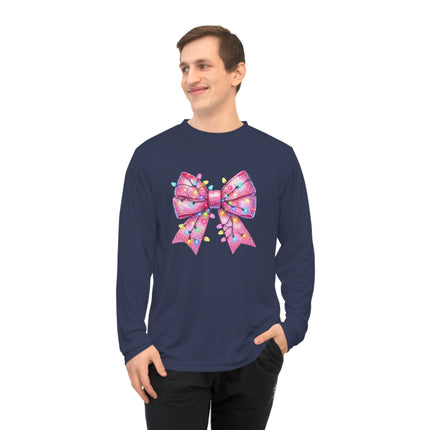 Christmas themed Unisex Performance Long Sleeve Shirt