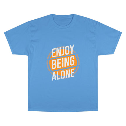 Champion-T-Shirt mit Typografie-Motiv