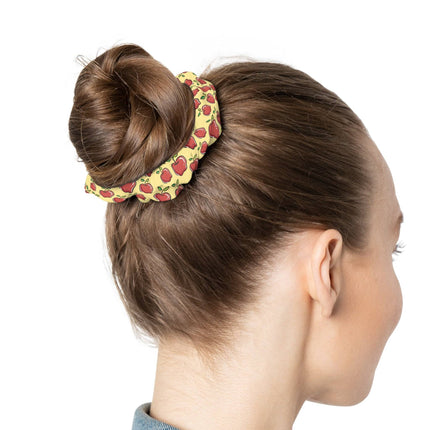 Cute Apple Pattern design themed Scrunchie