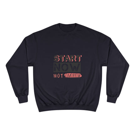 Champion-Sweatshirt mit Typografie-Motiv
