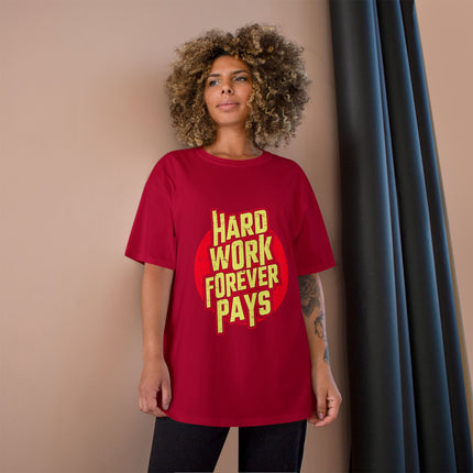 Champion-T-Shirt mit Typografie-Motiv