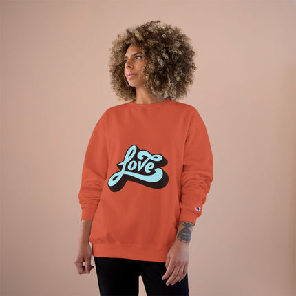 Champion-Sweatshirt mit Typografie-Motiv