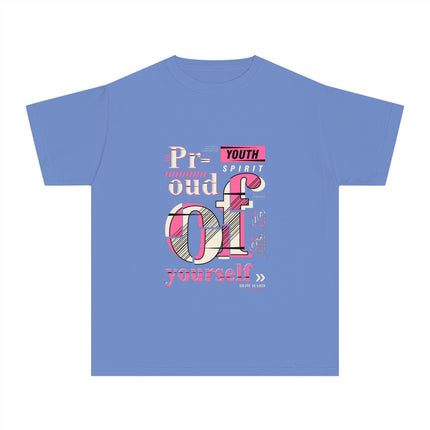 Typography themed Youth Midweight Tee