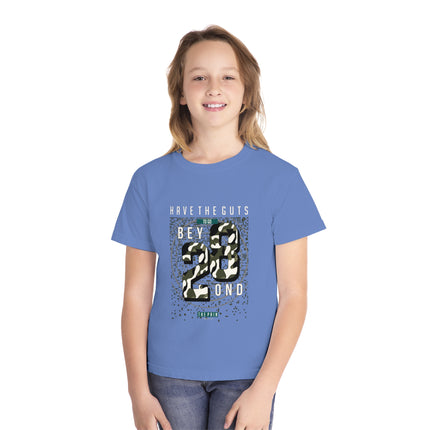 Typography themed Youth Midweight Tee