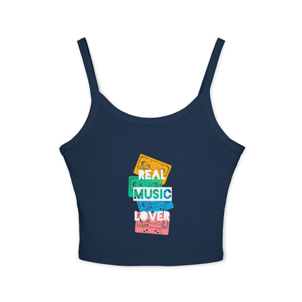 Typografie Themen Damen Spaghetti Strap Tank Top 