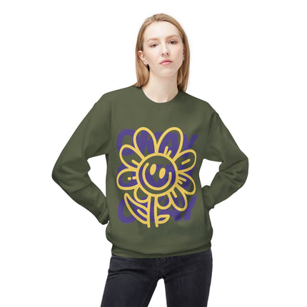 Unisex-Sweatshirt mit Rundhalsausschnitt aus mittelschwerem Softstyle-Fleece