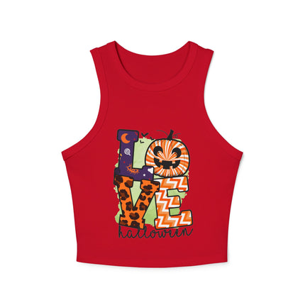 Halloween themed Women's Micro Rib Racer Tank Top
