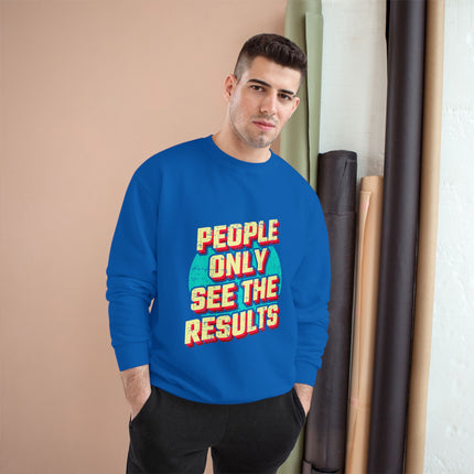 Champion-Sweatshirt mit Typografie-Motiv