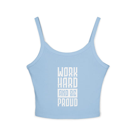 Typografie Themen Damen Spaghetti Strap Tank Top 