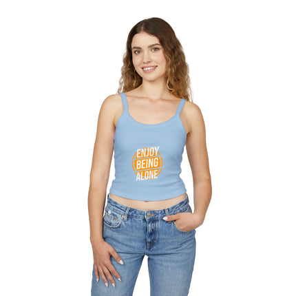 Typografie Themen Damen Spaghetti Strap Tank Top 