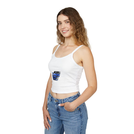 Auto-Enthusiasten Themen Damen Spaghetti Strap Tank Top 
