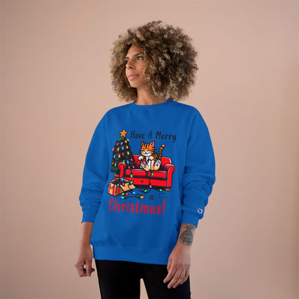 Christmas themed Champion Sweatshirt