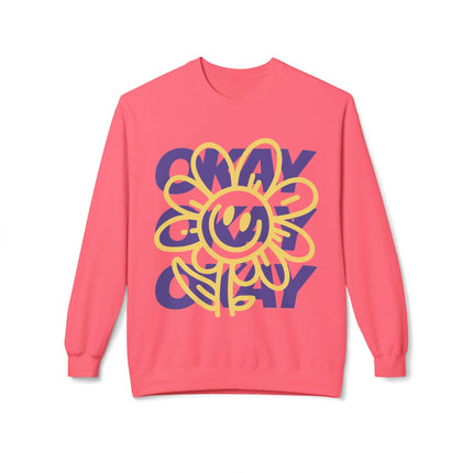 Unisex-Sweatshirt mit Rundhalsausschnitt aus mittelschwerem Softstyle-Fleece