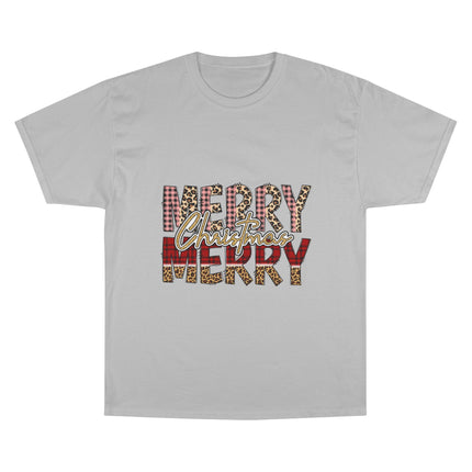 Champion-T-Shirt mit Weihnachtsmotiv