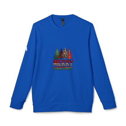 Christmas themed Adidas Unisex Fleece Crewneck Sweatshirt