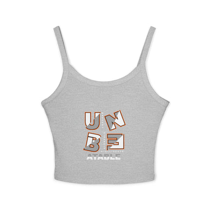 Typografie Themen Damen Spaghetti Strap Tank Top 