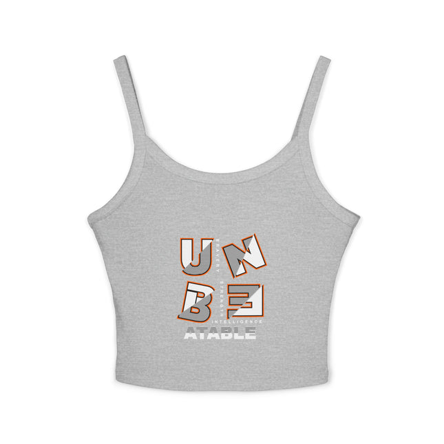 Typografie Themen Damen Spaghetti Strap Tank Top 