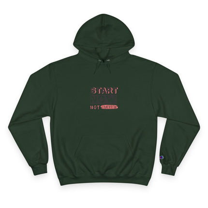 Typography themed Champion Hoodie