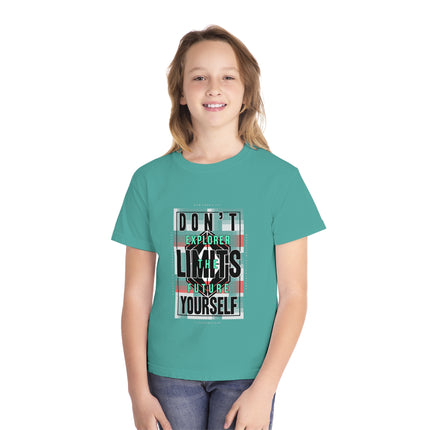 Typography themed Youth Midweight Tee