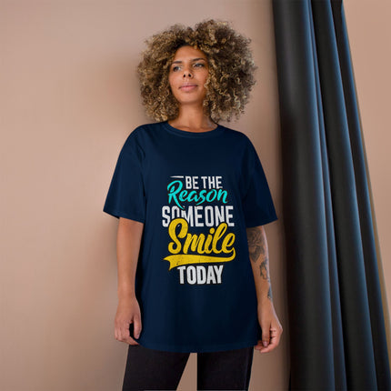 Champion-T-Shirt mit Typografie-Motiv
