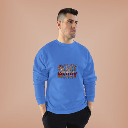 Christmas themed Unisex EcoSmart Crewneck Sweatshirt
