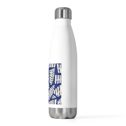 Cute Blue Pattern design themed 20oz Insulated Bottle