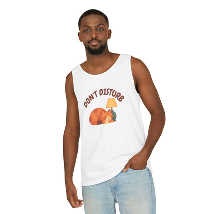 Don't Disturb Tank Top — Relaxed Garment-Dyed Casual Tank