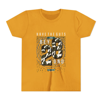 Typography themed Youth Short Sleeve Tee