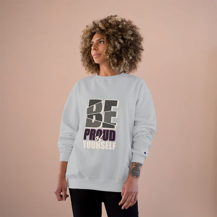 Champion-Sweatshirt mit Typografie-Motiv
