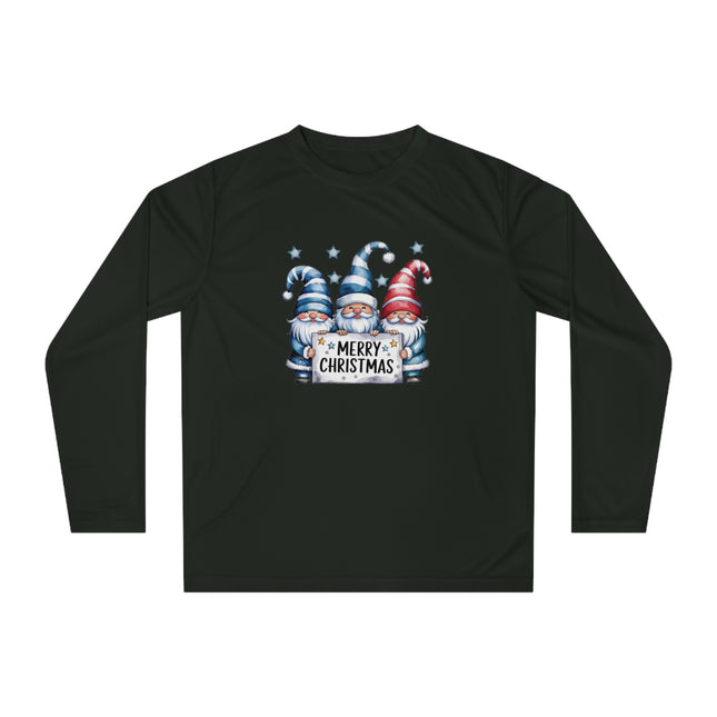 Christmas themed Unisex Performance Long Sleeve Shirt