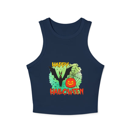 Halloween-Themen Damen Micro Rib Racer Tank Top