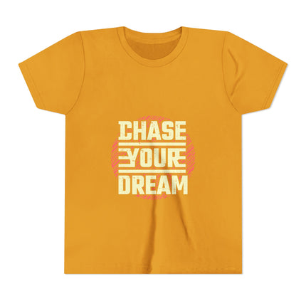 Kurzärmeliges Jugend-T-Shirt mit Typografie-Motiv